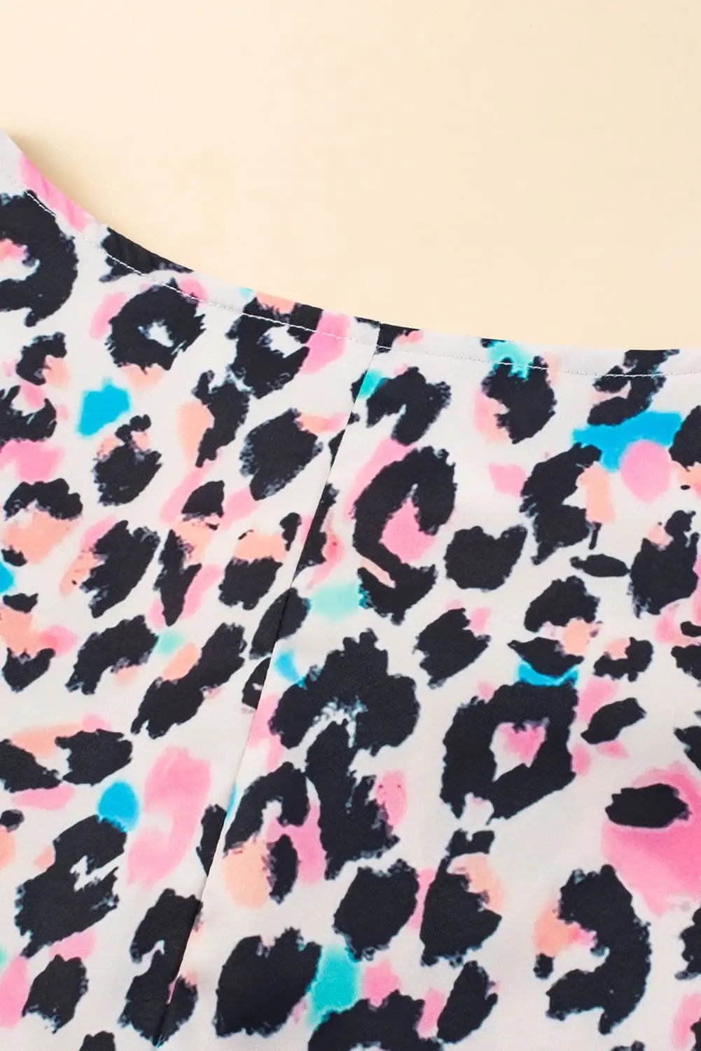 Brown leopard batwing top for plus sizes - Love Salve